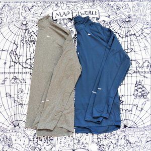 Nike || Set of Men's Elements Running Long Sleeve